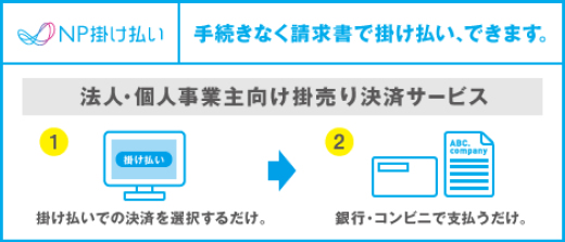 BtoB企業間後払い・掛売り決済「NP掛け払い」